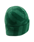 Groene beanie met Jägermeister-patroon