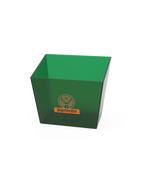 Green bottle serve with Jägermeister logo 