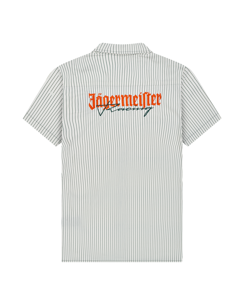 Striped shirt with Jägermeister Racing logo