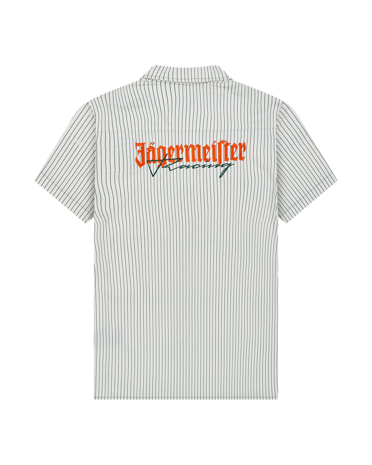 Striped shirt with Jägermeister Racing logo