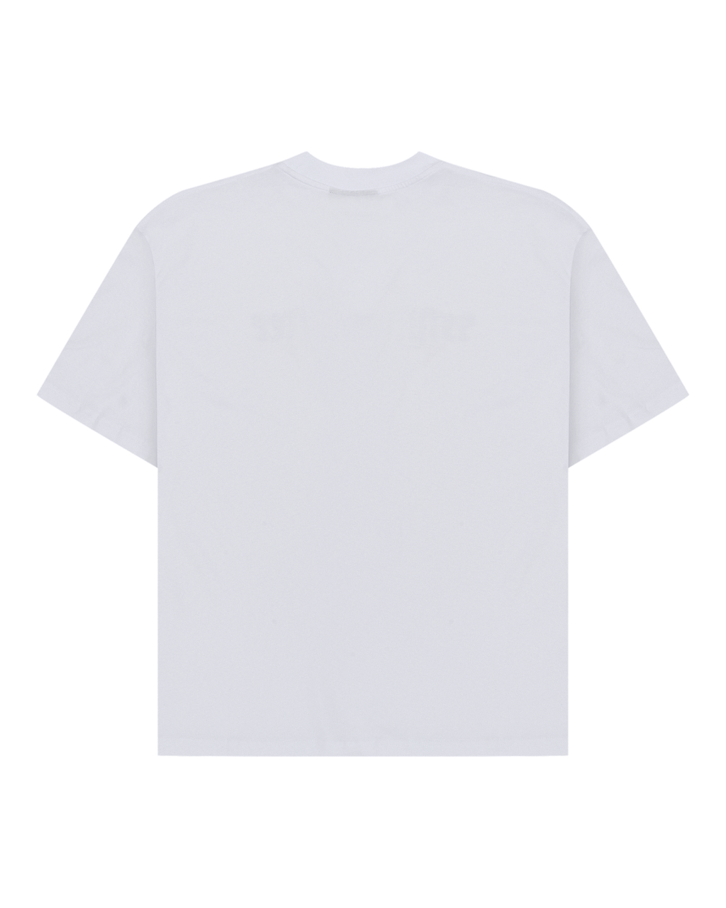 Wit Jägermeister-racing T-shirt van achteren.
