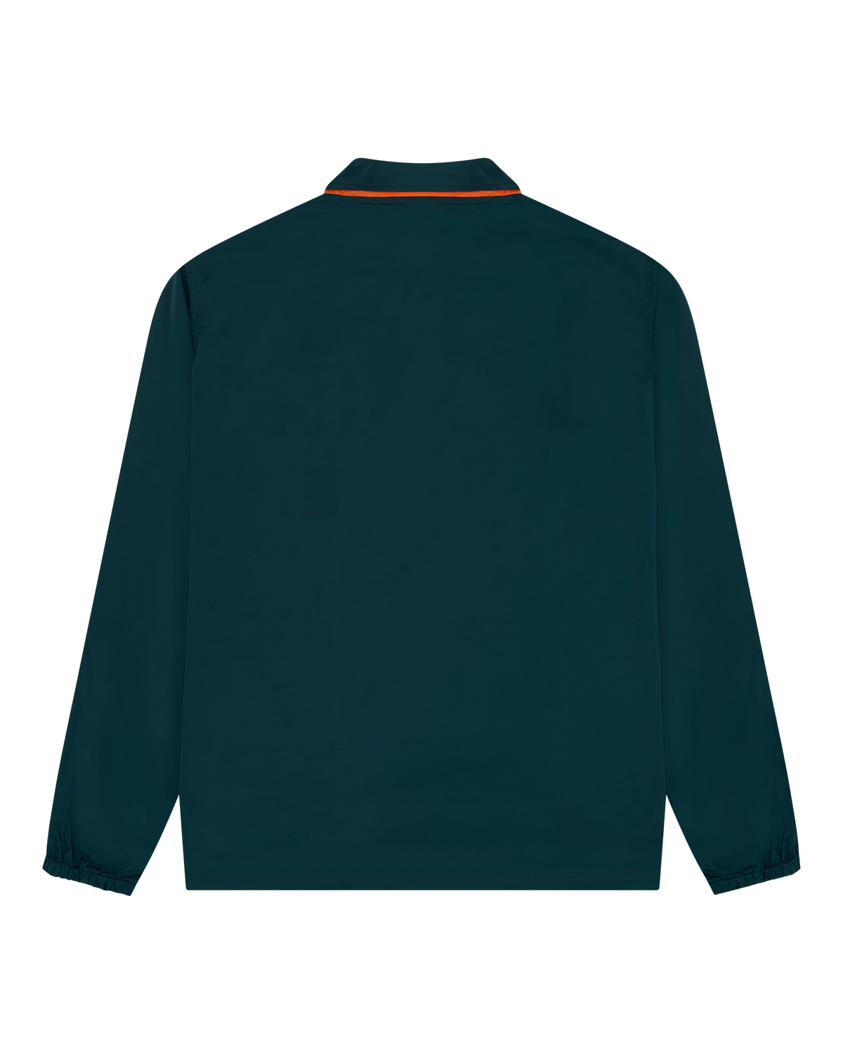 Jägermeister reversible jacket from the back. The green side is visible.