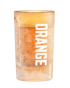 Frosted Jägermeister Orange shot glas with 'Orange' text 