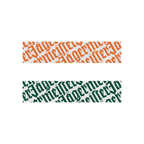 Two designs with Jägermeister text pattern on a white background