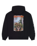 Black hoodie with Jägermeister Tradition graphic on the back