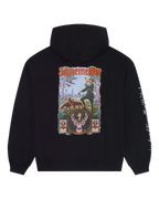 Black hoodie with Jägermeister Tradition graphic on the back